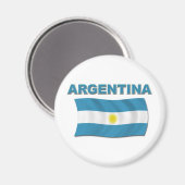 Aimant Drapeau 1 de l'Argentine (Recto/Verso)