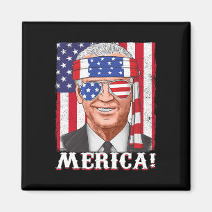 Aimant Drapeau 4 juillet Joe Biden Merica USA