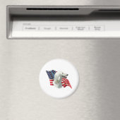 Aimant Drapeau afghan (In Situ (Lave-vaisselle))