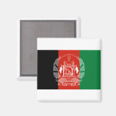 Aimant Drapeau Afghanistan (Recto/Verso)