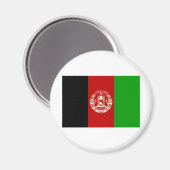 Aimant Drapeau Afghanistan (Recto/Verso)