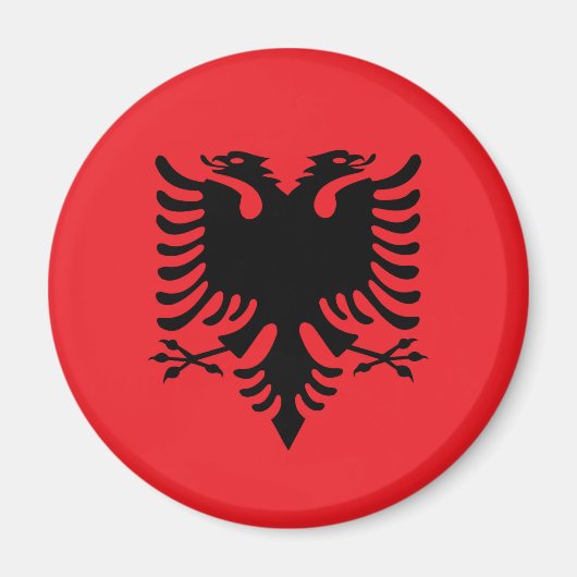Aimant Drapeau albanais (Devant)