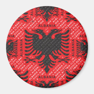 Aimant drapeau albanais 2