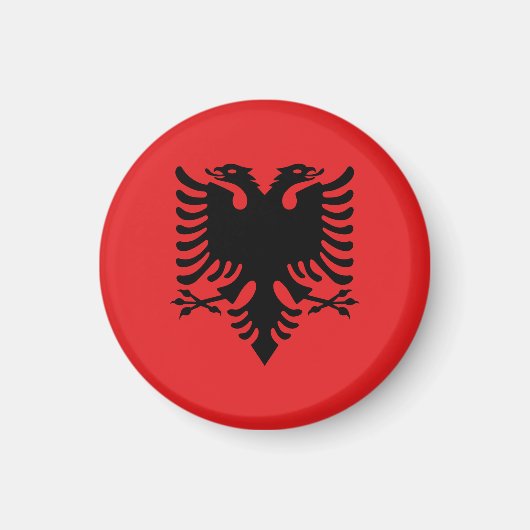 Aimant Drapeau Albanie (Devant)