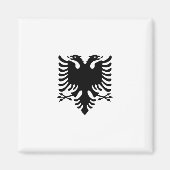 Aimant Drapeau Albanie (Devant)