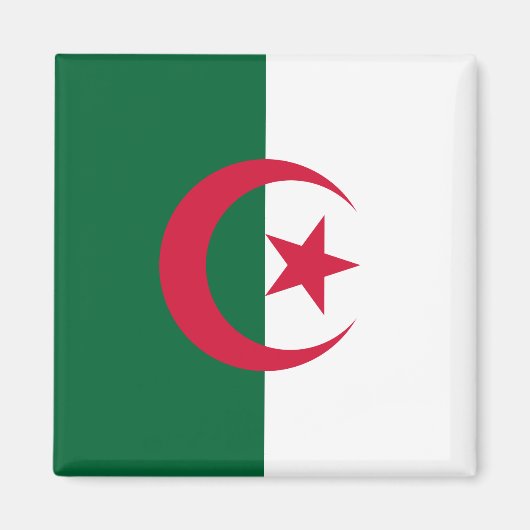 Aimant Drapeau Algérie (Devant)