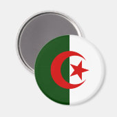 Aimant Drapeau Algérie (Recto/Verso)