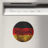 Aimant Drapeau allemand - Vintage... (In Situ (Lave-vaisselle))
