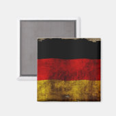 Aimant Drapeau allemand - Vintage... (Recto/Verso)