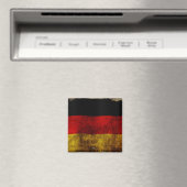 Aimant Drapeau allemand - Vintage... (In Situ (Lave-vaisselle))