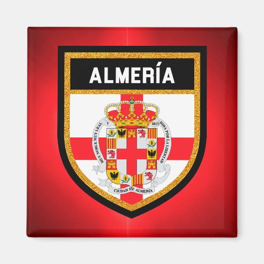 Aimant Drapeau Almería (Devant)