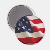 Aimant Drapeau américain (Recto/Verso)