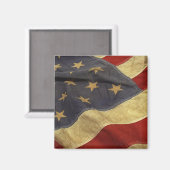 Aimant Drapeau américain (Recto/Verso)