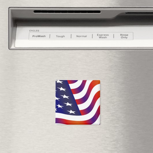 Aimant Drapeau américain (In Situ (Lave-vaisselle))