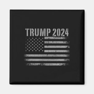 Aimant Drapeau américain 2024 en détresse Milita patrioti