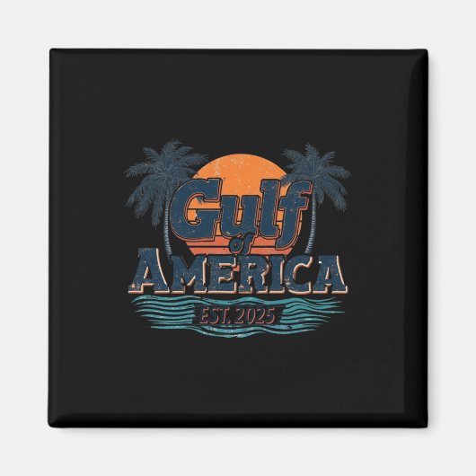 Aimant Drapeau Américain 2025 Long S (Devant)