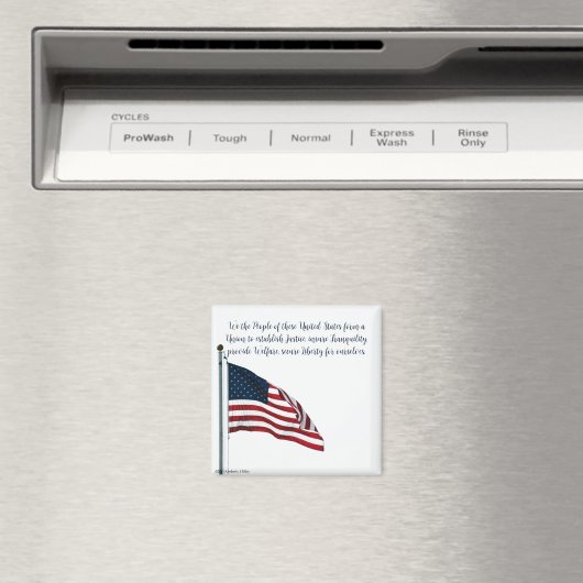 Aimant Drapeau américain 2371 (In Situ (Lave-vaisselle))