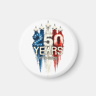 Aimant Drapeau américain 250 ans Anniversaire 250ème 