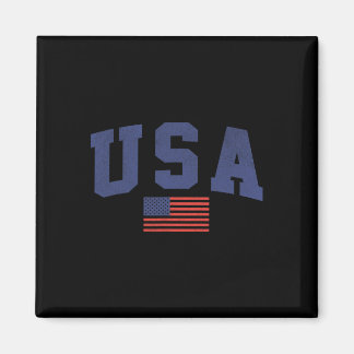 Aimant Drapeau américain 4 juillet Americana Bold Blue