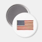Aimant Drapeau américain avec 48 étoiles (Recto/Verso)