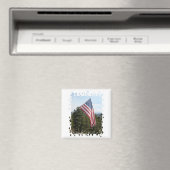 Aimant Drapeau américain avec étoiles (In Situ (Lave-vaisselle))