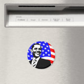 Aimant Drapeau américain Barack Obama (In Situ (Lave-vaisselle))