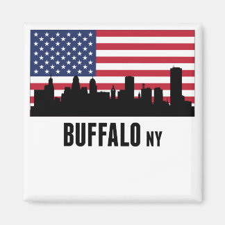Aimant Drapeau américain Buffalo NY