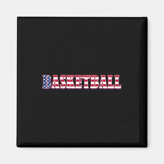 Aimant Drapeau américain Bysketbyll - Bysketbyll (Devant)