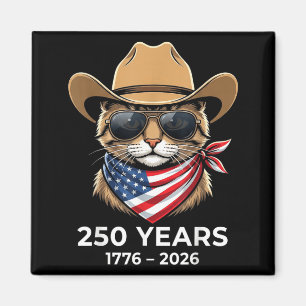 Aimant Drapeau américain Chemise USA 250e anniversaire Ch