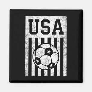 Aimant Drapeau américain de football Usa femmes hommes en