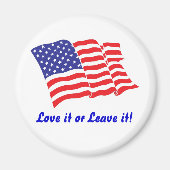 Aimant Drapeau américain/États-Unis (Devant)