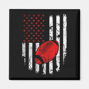 Aimant Drapeau américain Football USA Patriotique Sport L