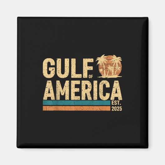 Aimant Drapeau Américain G 2025 Du Golfe Des Etats-Unis E (Devant)