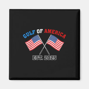 Aimant Drapeau Américain Gul-f Retro Of America Est 2025