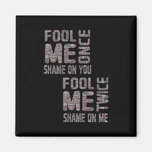 Aimant Drapeau américain noir et blanc Vintage rétro