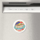 Aimant Drapeau américain Pancake (In Situ (Lave-vaisselle))