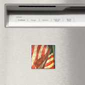 Aimant Drapeau américain patriotique (In Situ (Lave-vaisselle))