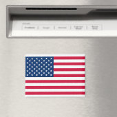 Aimant Drapeau américain patriotique (In Situ (Lave-vaisselle))
