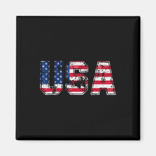 Aimant Drapeau américain Patriotique 4 juillet Amérique J