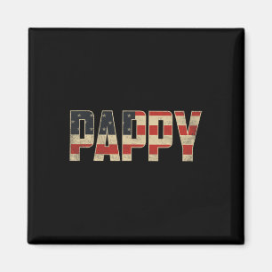 Aimant Drapeau américain patriotique audacieux de Pappy p