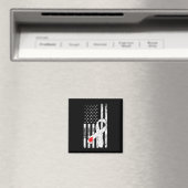 Aimant Drapeau américain Ruban Type 1 Sensibilisation au (In Situ (Lave-vaisselle))