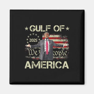 Aimant Drapeau Américain Trump Du Golfe Des États-Unis Es