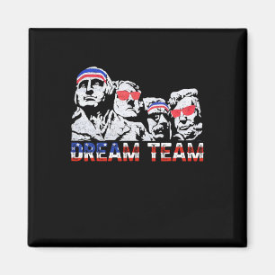Aimant Drapeau américain Usa Dream Team Drôle Patriote Ré
