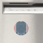 Aimant drapeau américain vertical (In Situ (Lave-vaisselle))