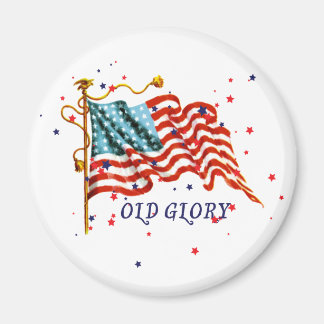 Aimant Drapeau américain, vieille gloire