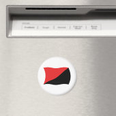 Aimant Drapeau Anarcho-Syndicaliste (In Situ (Lave-vaisselle))