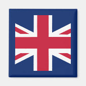 Aimant Drapeau anglais patriotique (Devant)