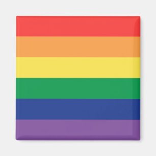 Aimant Drapeau arc-en-ciel