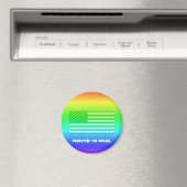 Aimant Drapeau Arc-En-Ciel - À Porter (In Situ (Lave-vaisselle))