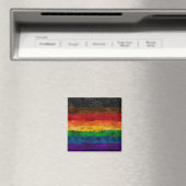 Aimant Drapeau arc-en-ciel Abstrait (In Situ (Lave-vaisselle))